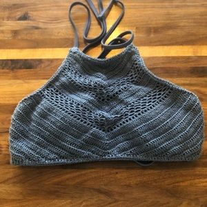 Target bikini top gray/blue